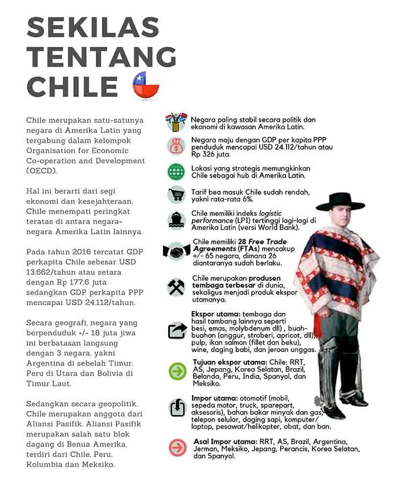 Jadi Negara Tujuan Misi Dagang, ini Fakta Menarik Hubungan Indonesia-Cile