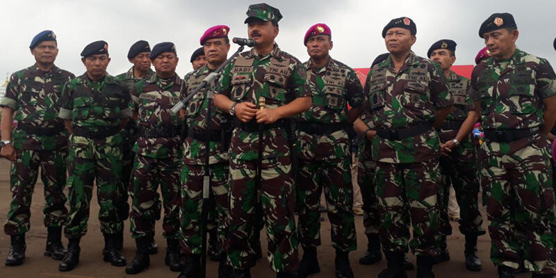 3 Keseruan Ini yang Bisa Kamu Lihat Saat Panglima TNI Kunjungi Korps Marinir
