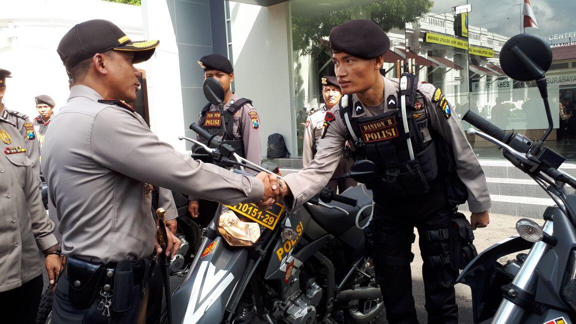 Natal dan Tahun Baru, Polrestabes Surabaya Siagakan 1200 Personel