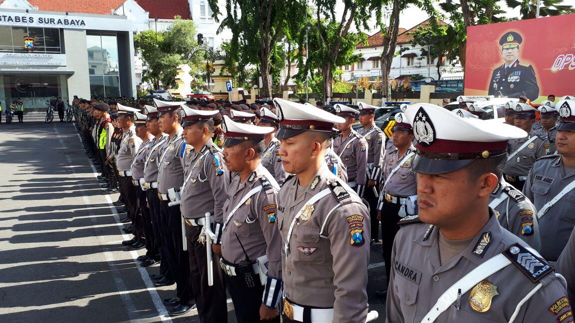 Natal dan Tahun Baru, Polrestabes Surabaya Siagakan 1200 Personel