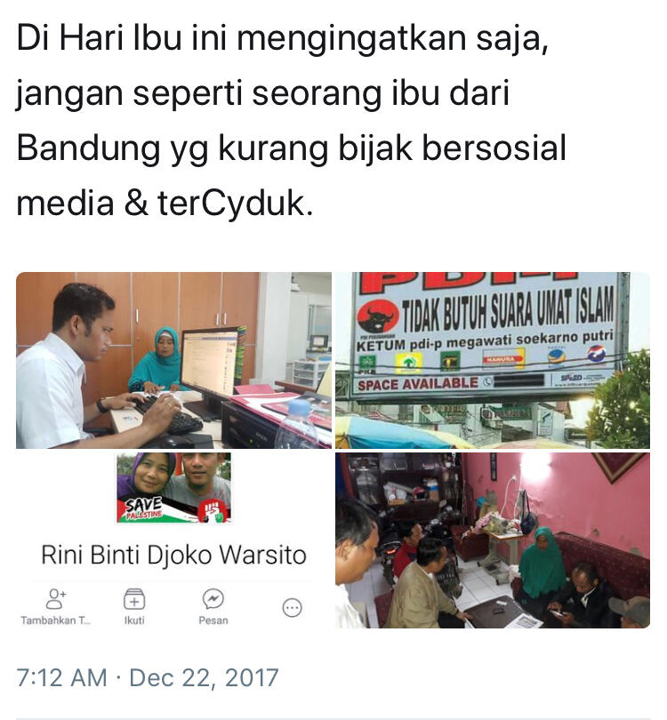 Polisi Tangkap Ibu Rumah Tangga Posting Baliho Hoax PDIP