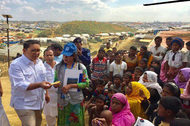 Fadli Zon Kunjungi Kamp Pengungsi Rohingya di Bangladesh