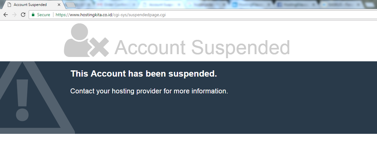 Hostingkita.co.id suspend tolong ane gan...