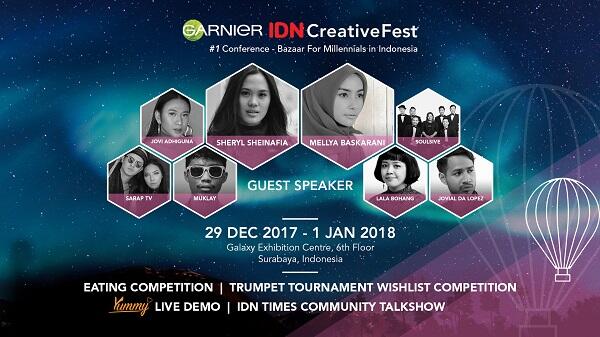 Millenials Suroboyo, Jangan Sampe Kelewatan IDN CreativeFest Ya!