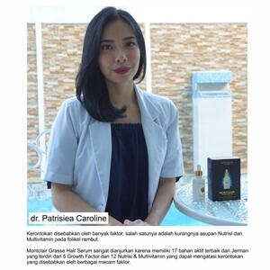 Montclair Hair Serum Mengatasi Kebotakan Kerontokan Rambut Garansi Pasti Tumbuh