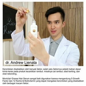 Montclair Hair Serum Mengatasi Kebotakan Kerontokan Rambut Garansi Pasti Tumbuh