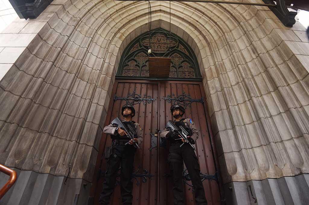 Polri Jamin Kemanan Katedral