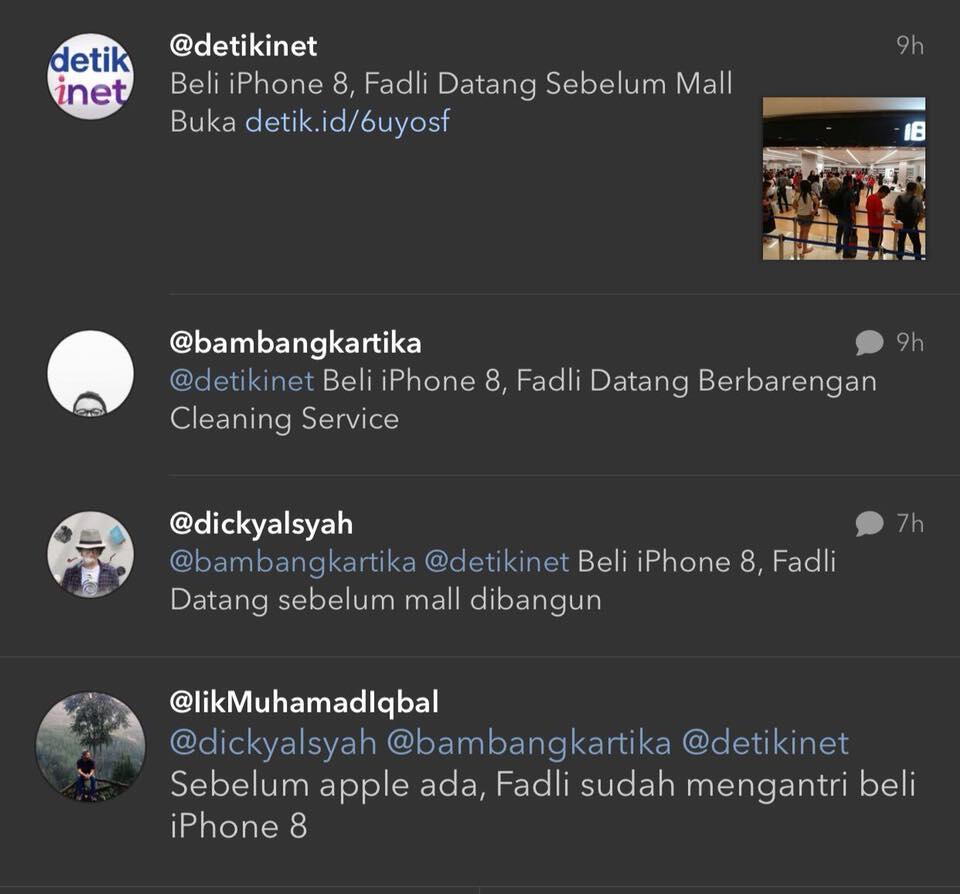 Viral foto cium iphone 8 plus, Fadli banyak pengikut 