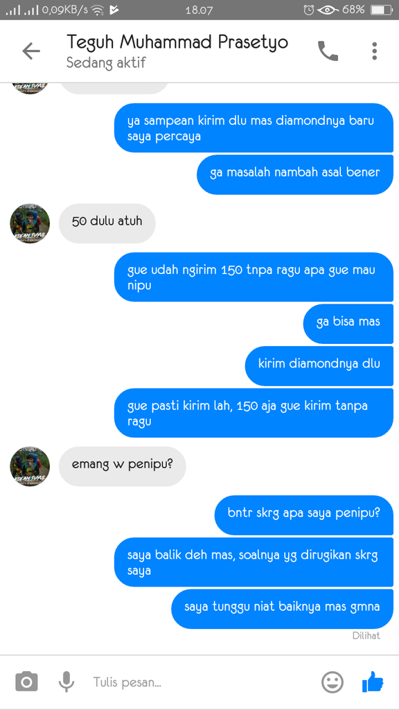 Surat Terbuka Untuk Teguh Muhammad Prasetyo Kids Yang Suka Nipu