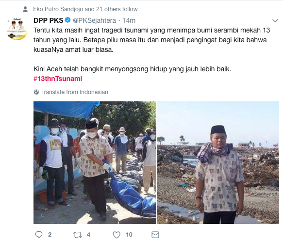 Memperingati 13 Tahun Tsunami Aceh Lewat Hashtag #13thnTsunami