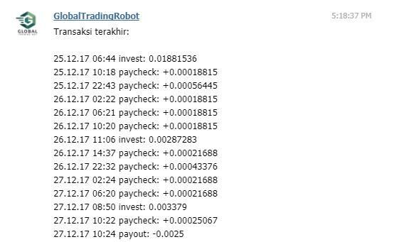 &#91;GTBOT&#93; Bot Telegram Profit 6% Per Hari