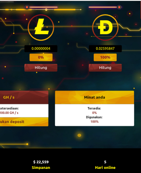 {Mining Bitcoin}CUMAN MODAL WALLET DOANG Free 200 GH/S (BARU LAUNCHING 5 HARI)