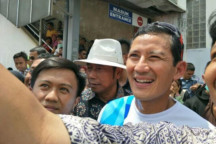 60 Menit Sandiaga dan Lulung di Tanah Abang...