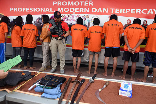 Geng Motor Penjarah Toko Positif Narkoba
