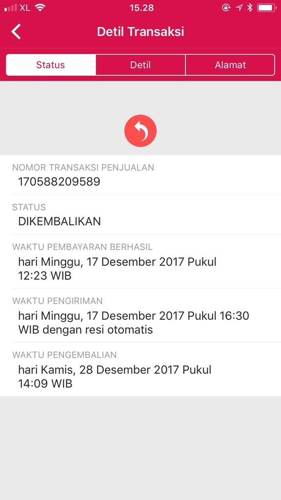 Alamat penerima TIDAK JELAS pakai GRAB, Bukalapak kembalikan uang ke customer