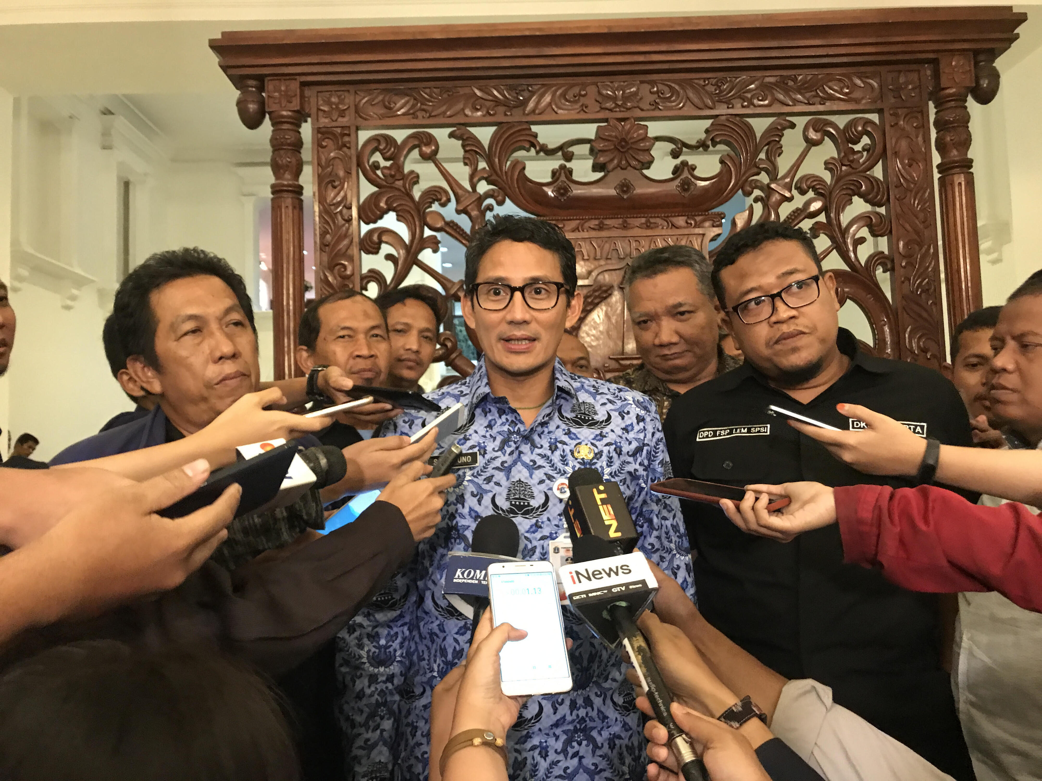 Sandiaga tak bisa Paksa Pembeli Kembali ke Blok G