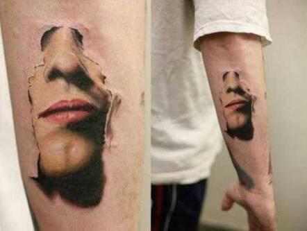 Tatoo 3D unik yang lagi ngetrend