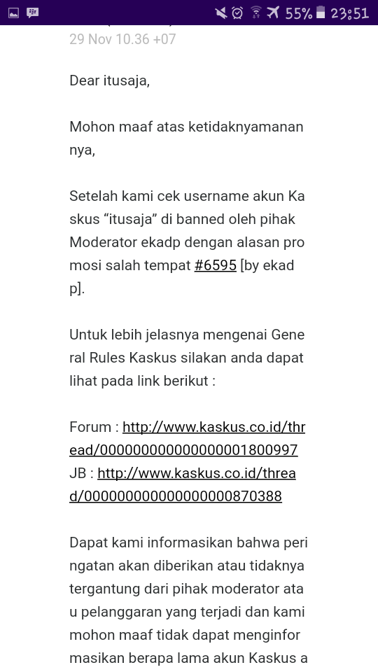 permohonan maaf id itusaja kepada warga sub forum Entrepreneur 