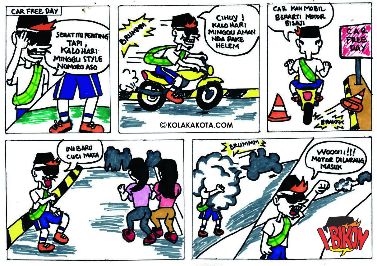 Komik Strip I'BIKON