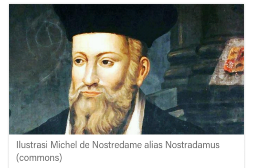 Tahun Terburuk dalam Sejarah... 6 Ramalan Nostradamus untuk 2018