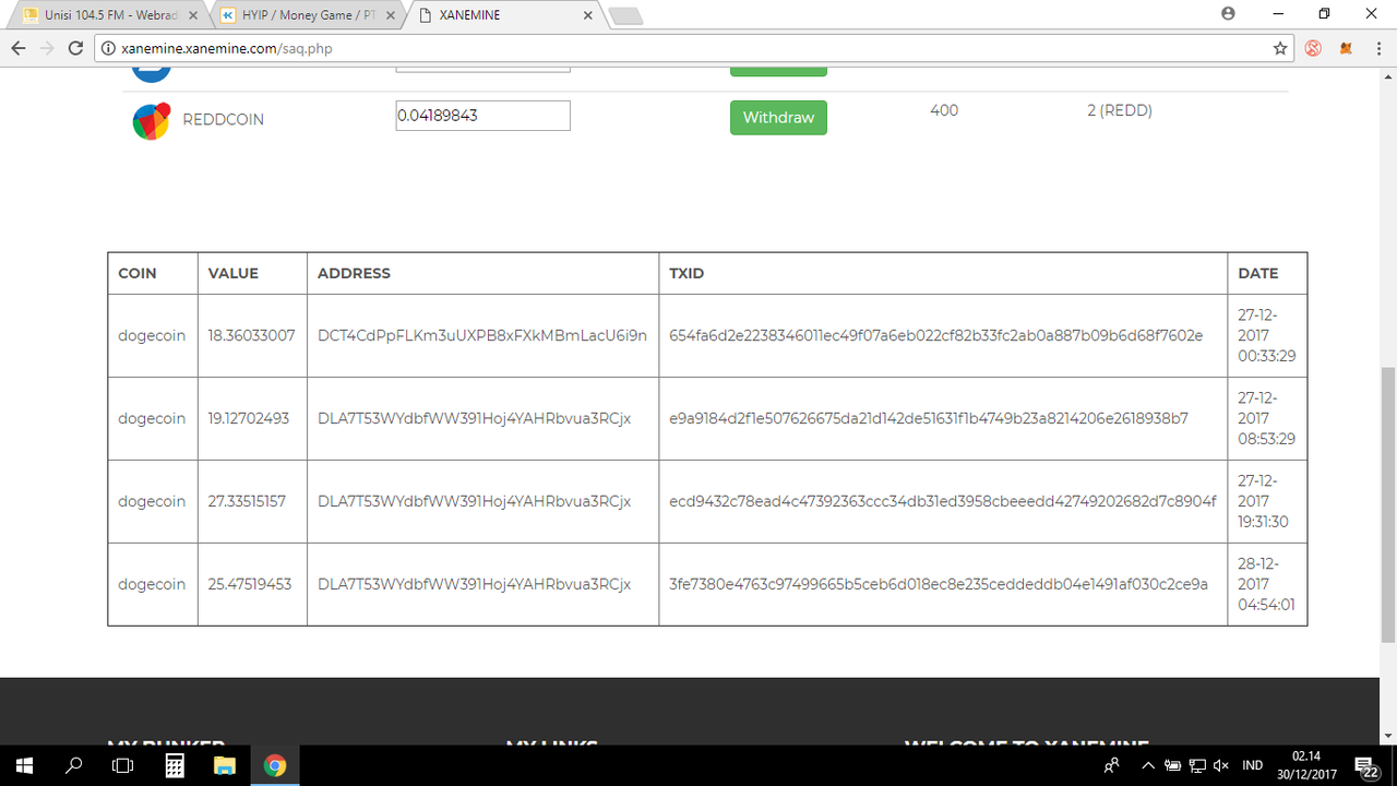 Cloudmining 10 doge per hari. GRATIS 10MH/s NO DEPOSIT+BUKTI WD ANE SENDIRI !!!
