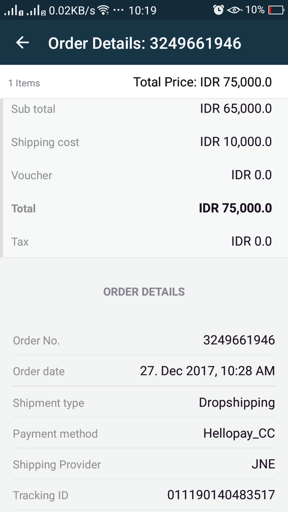 kirim barang dari kota lain, lazada tidak ganti ongkir jne yg sudah seller bayar kan.