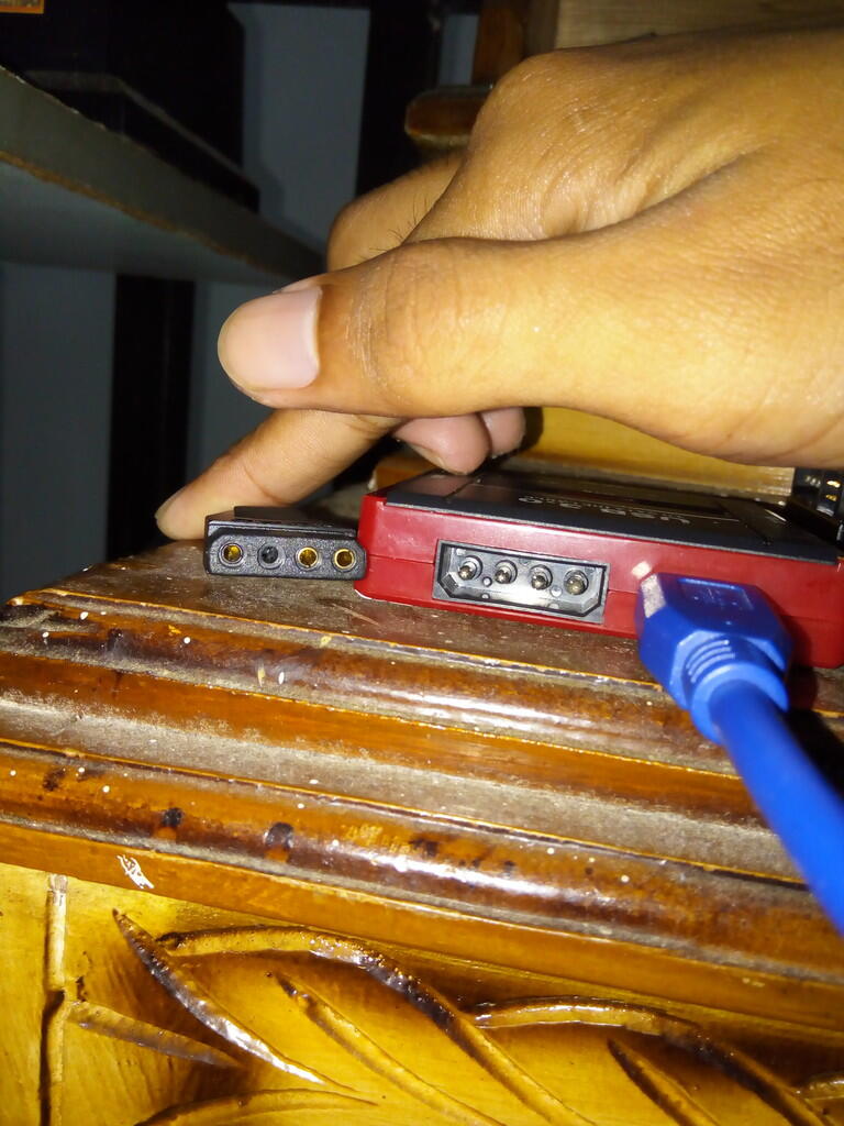 Laptop mati total setelah nyolokin usb to sata/ide