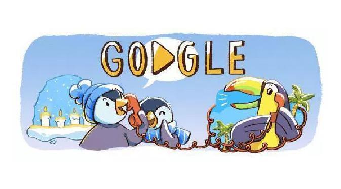 Sambut 2018, Google Doodle Meriahkan Kehangatan Malam Tahun Baru