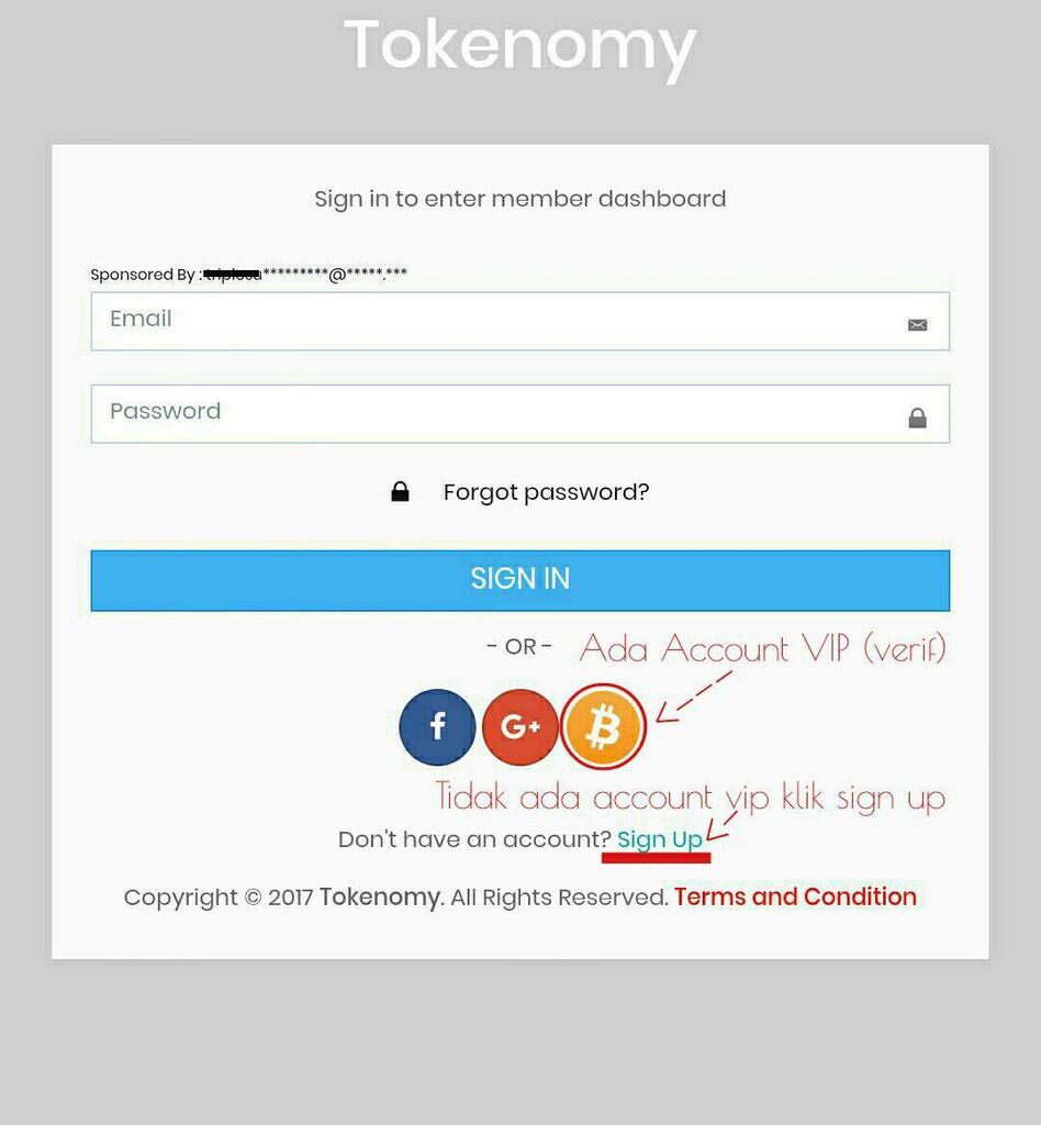DAFTAR TOKENOMY (TEN) VIP BITCOIN INDONESIA