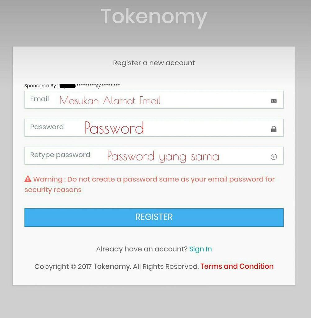 DAFTAR TOKENOMY (TEN) VIP BITCOIN INDONESIA