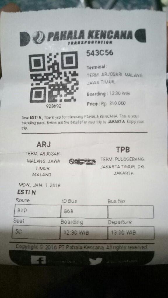 Hati hati menggunakan jasa travel @bujursangkar.jakarta