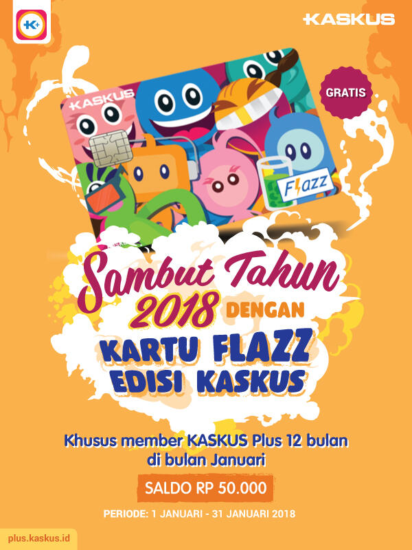 Sambut Tahun Baru dengan Kartu Flazz KASKUS , Gratis Gan!