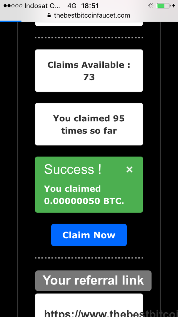 Ada FAUCET BITCOIN BARU NIH GAN...CLAIM TIAP MENIT N TANPA IKLAN