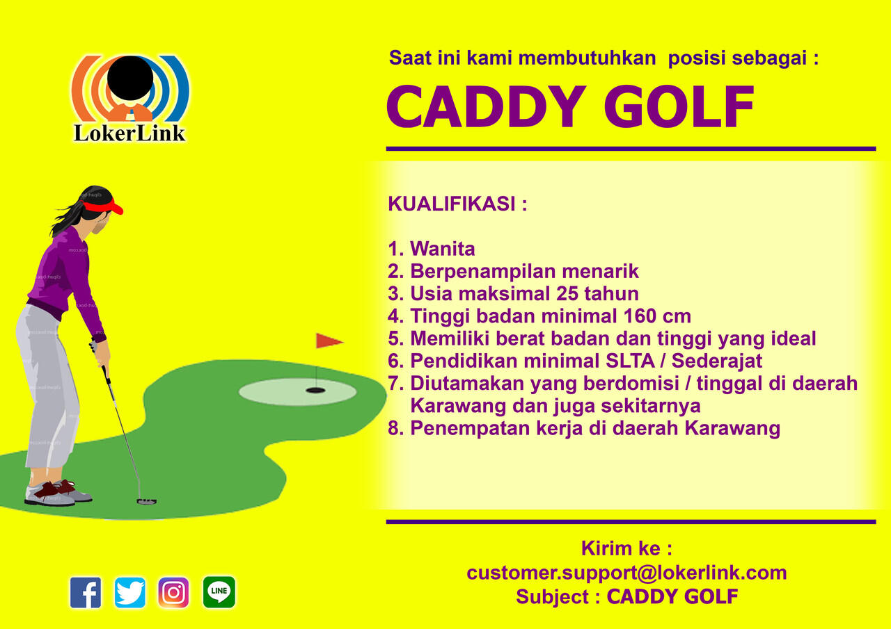 Caddy Golf - Info Lowongan Kerja (Karawang)