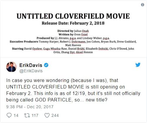 Cloverfield 3 Mendapat Tanggal Rilis Resmi