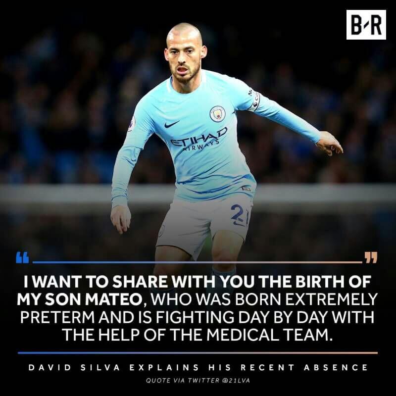 Penyebab Absennya David Silva, Ternyata bikin sedih gan