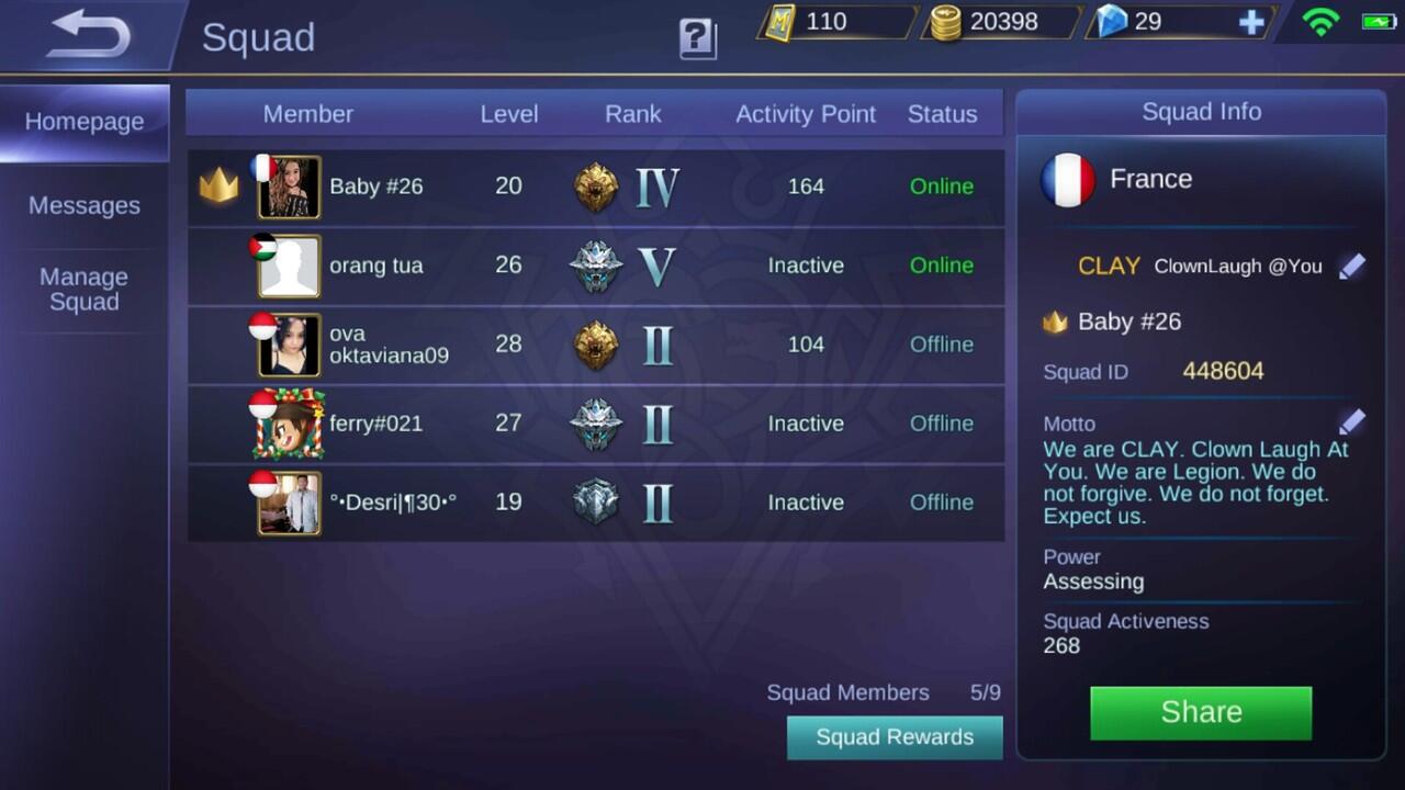 Squad Mobile Legend