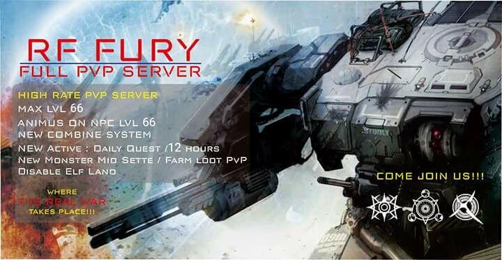 RF FURY FULL PVP SERVER