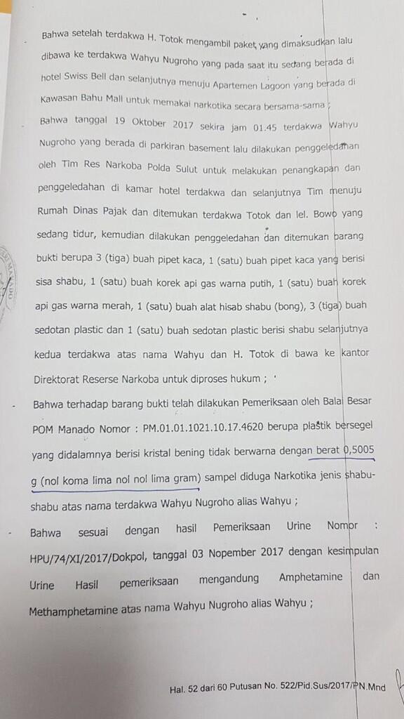 Meski Sudah Jadi Terdakwa Kasus Narkoba, PNS Kanwil Pajak Ini Masih Ngantor