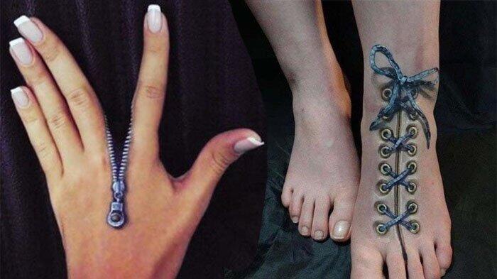 Saking Detilnya, 5 Tato Tiga Dimensi Ini Buat Matamu Tertipu! Ilusinya Bak Realita!