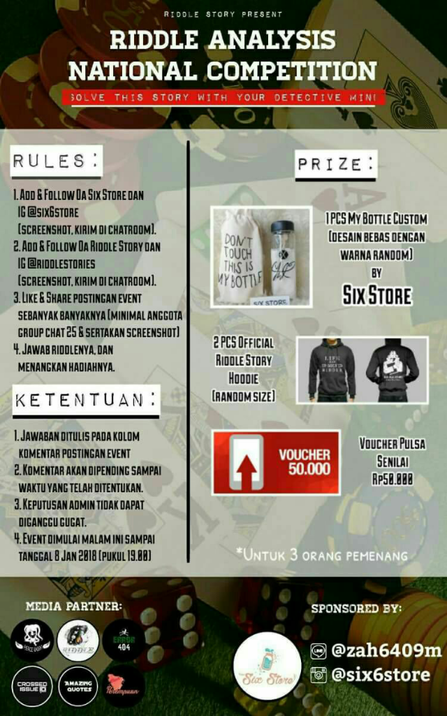 Riddle Analysis National Contest