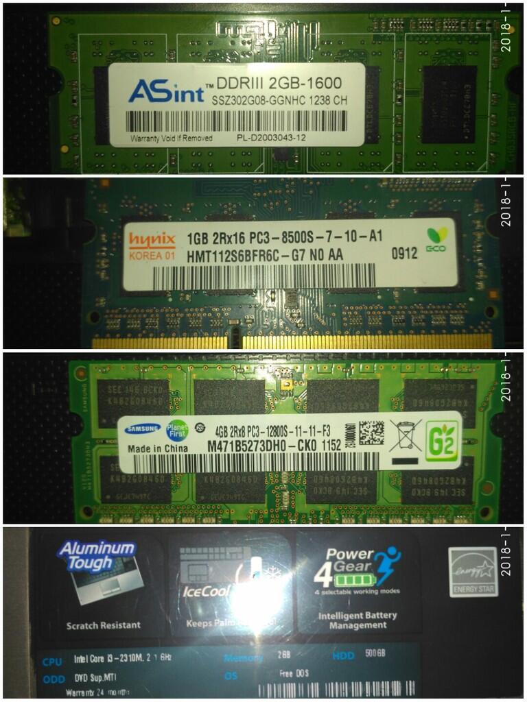 Upgrade RAM Asus A43s