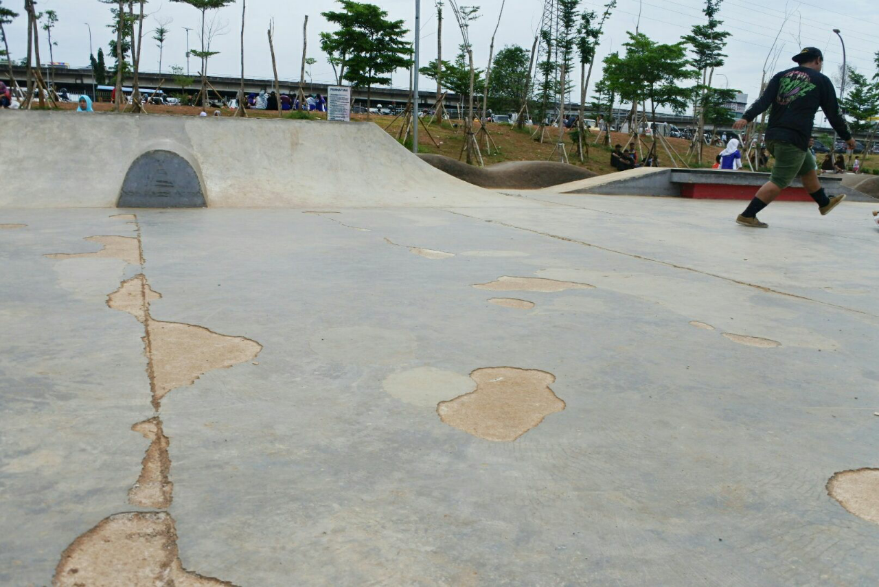 The perks of being skateboarder: kalijodo skatepark (Kondisi terbaru,MIRIS)