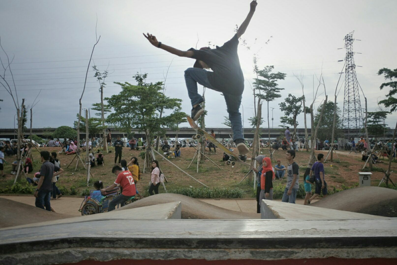 The perks of being skateboarder: kalijodo skatepark (Kondisi terbaru,MIRIS)