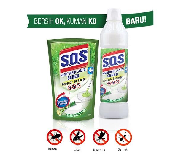 Pengalaman Bebersih Kosan Pake S.O.S Pembersih Lantai Sereh, Masuk Gan!