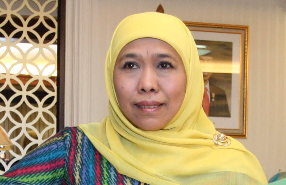 Khofifah Pamit kepada Wapres Jusuf Kalla