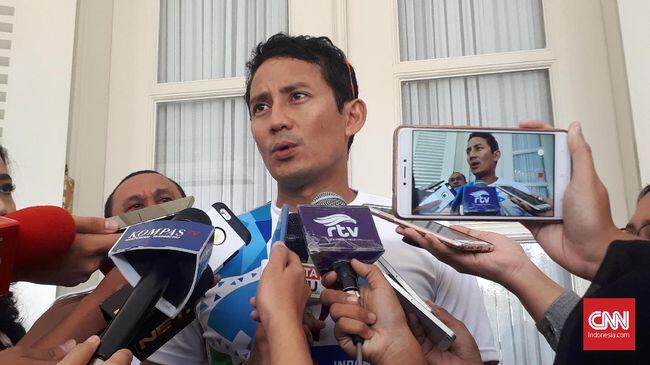 Dibilang OKE OCE Program Cuap-Cuap, Sandiaga Mingkem