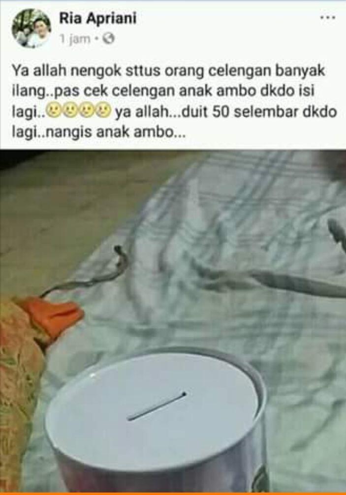 Fenomena Hilangnya Uang 50000 Dan 100.000 Dalam Celengan