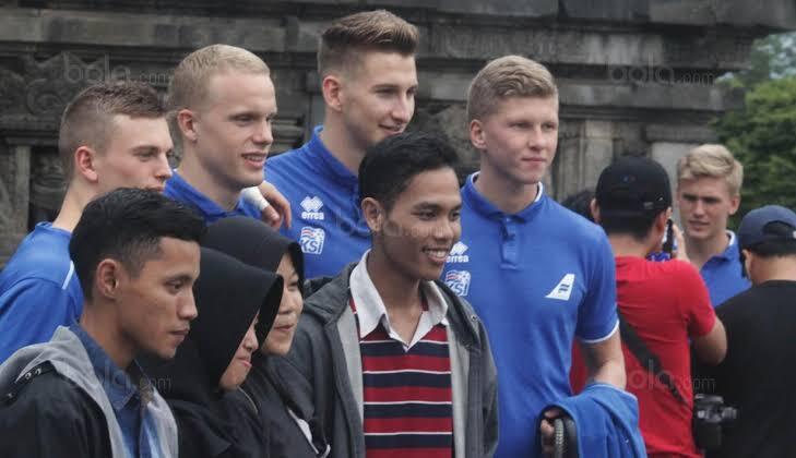 Timnas Islandia Terkesan Dengan Prambanan