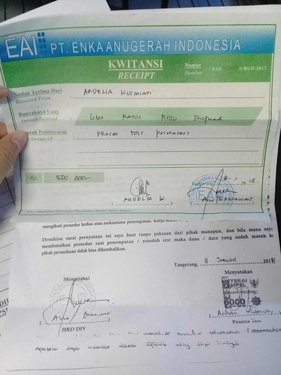 PT. ENKA ANUGERAH INDONESIA